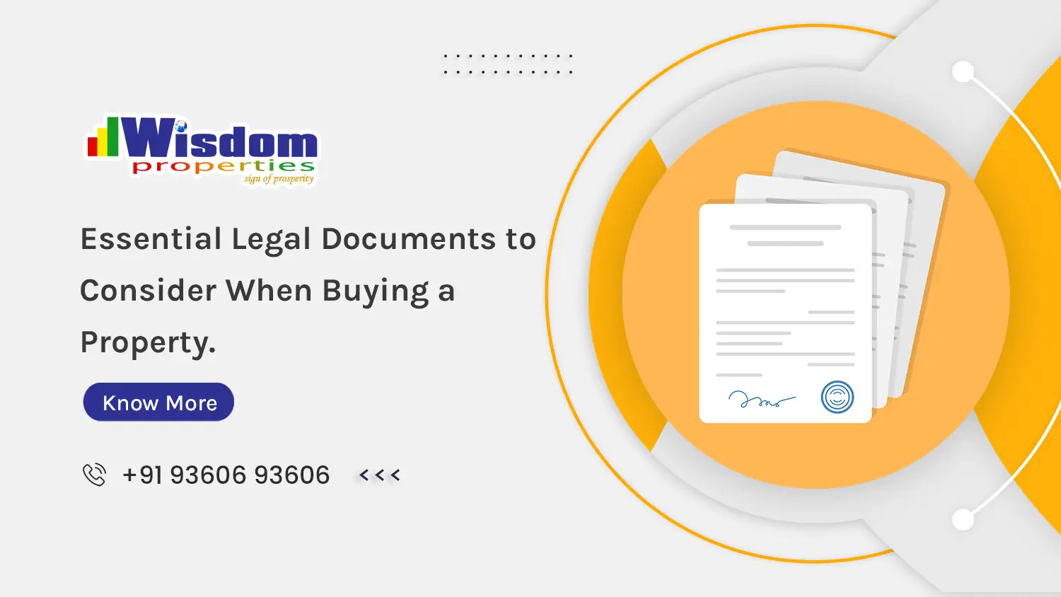 Essential Legal Documents to Consider When Buying a Property in Chennai