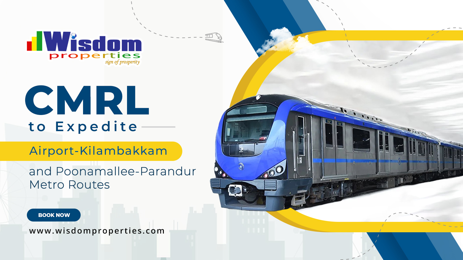 CMRL to Expedite Airport-Kilambakkam and Poonamallee-Parandur Metro Routes