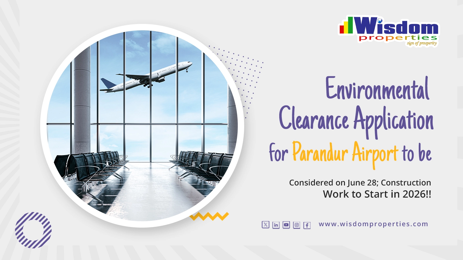 Environmental Clearance Application for Parandur Airport to be Considered on June 28; Construction Work to Start in 2026!!